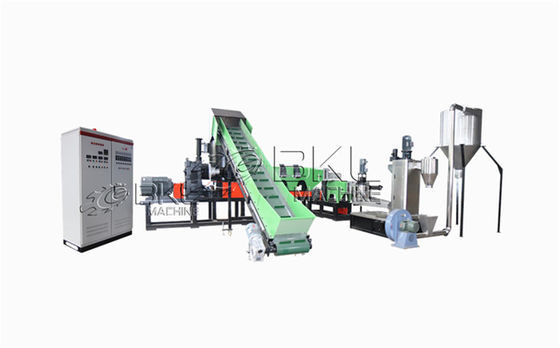 250kg H Plastic Granulating Line PP Raffia Woven Bag Recycling Machine