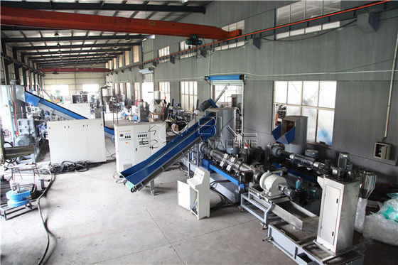 Film Plastic Granulating Line 350kg H Woven Pp Bag Recycling Machine