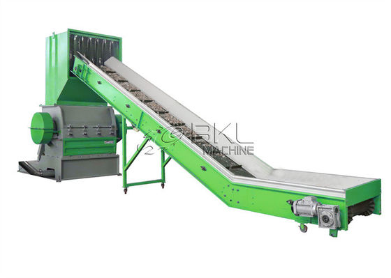 PP Woven Bag HVC 600 Plastic Crusher Machine 90KW Pet Bottle Crushing Machine