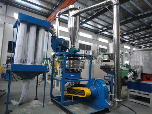 Milling Grinding Pvc Plastic Pulverizer Machine Water Cooling