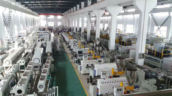 110mm Plastic Extrusion Machine Double Screw Pvc Profile Extrusion Line