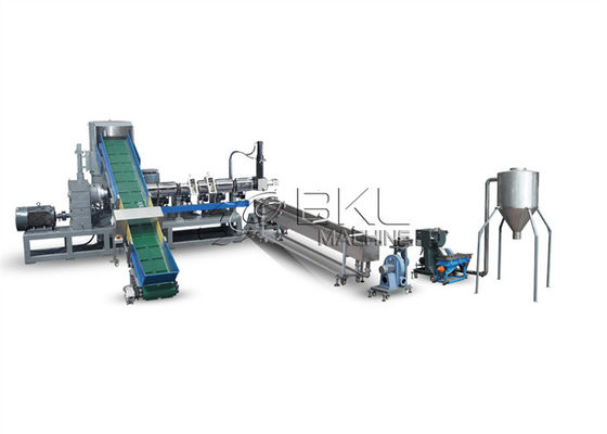 300KG H Plastic Granulating Line HDPE LDPE Polythene Bag Recycling Machine
