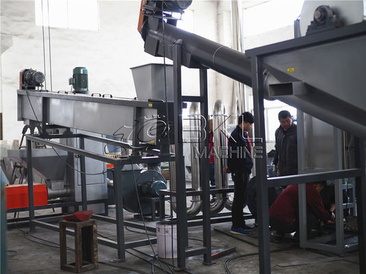 Sorting Crushing 150kw Plastic Bottle Washing Machine Pet 500KG H