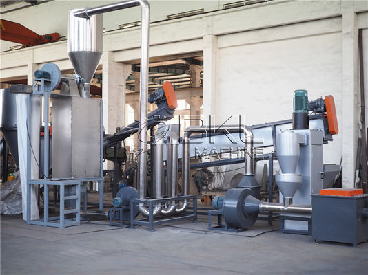 Sorting Crushing 150kw Plastic Bottle Washing Machine Pet 500KG H