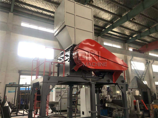 PP Woven Bag HVC 600 Plastic Crusher Machine 90KW Pet Bottle Crushing Machine