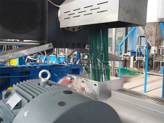 300KG H Plastic Granulating Line HDPE LDPE Polythene Bag Recycling Machine