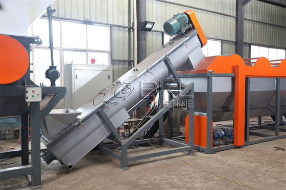 300KG PP PE Film Plastic Recycling Lines In Washing Machine