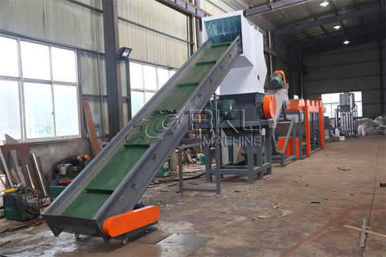 300KG PP PE Film Plastic Recycling Lines In Washing Machine