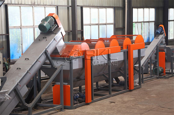 300KG PP PE Film Plastic Recycling Lines In Washing Machine