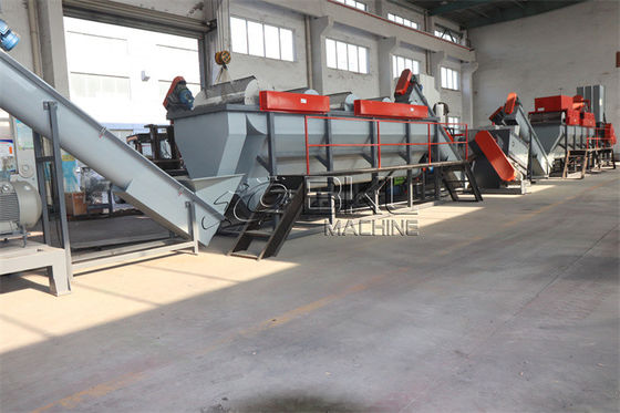 Sacchetti di film in HDPE Attrezzatura per il riciclaggio della plastica Frantumazione Lavaggio Asciugatura